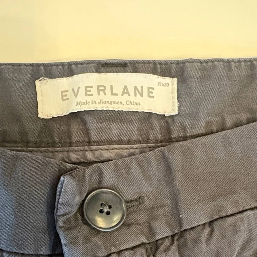 Everlane Men’s Chino Pants Black Straight-Leg Pants 31x30